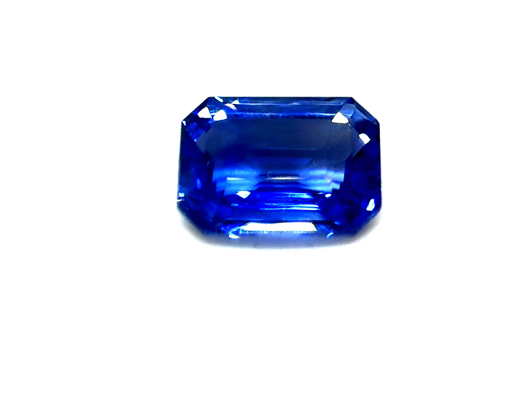 1.3ct Blue Sapphire Flawless (fl) Emerald Shape (7.1x4x3 mm) Unheated gemstone from Sri Lanka
