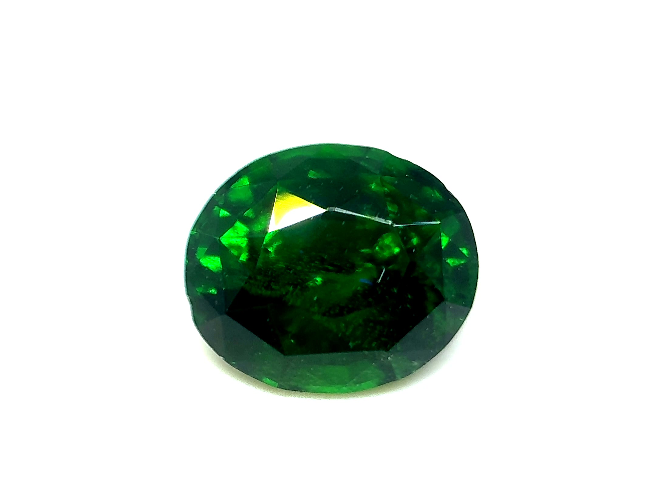 1.98ct Forest Green Garnet Vs Oval Shape (7.82x6.63x5.11 mm) Unheated gemstone from Sri Lanka