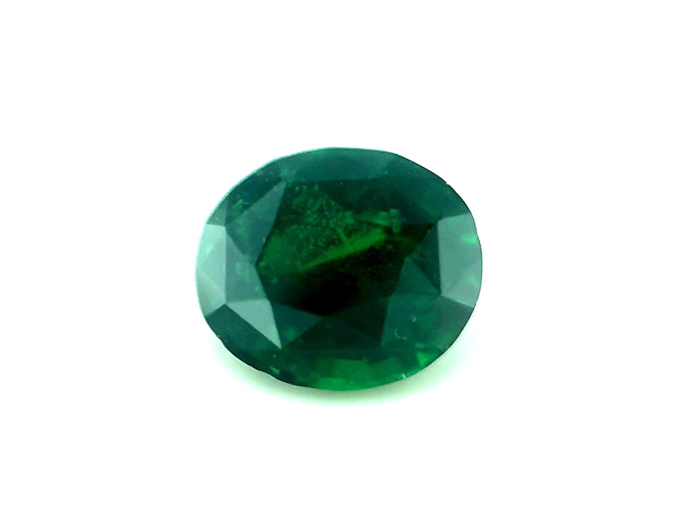 1.98ct Forest Green Garnet Vs Oval Shape (7.82x6.63x5.11 mm) Unheated gemstone from Sri Lanka