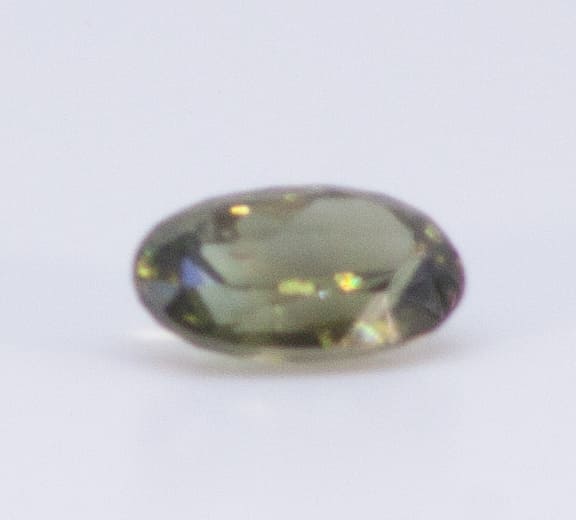 1.5ct Green Garnet Feather Oval Shape (8.9x5.3x3.5 mm) Unheated gemstone from Sri Lanka