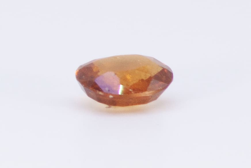 2ct Orange Citrine VVS Oval Shape (8.8x7.3x3.9 mm) Unheated gemstone from Sri Lanka