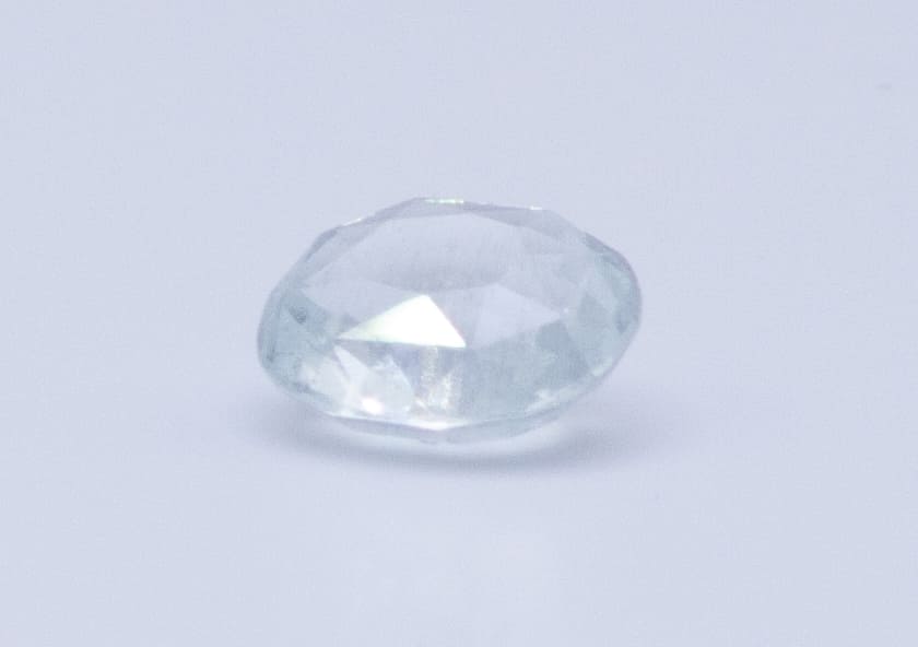 2ct Floral White Quartz VVS Radiant Shape (8.9x7.9x4.7 mm) Unheated gemstone from Sri Lanka