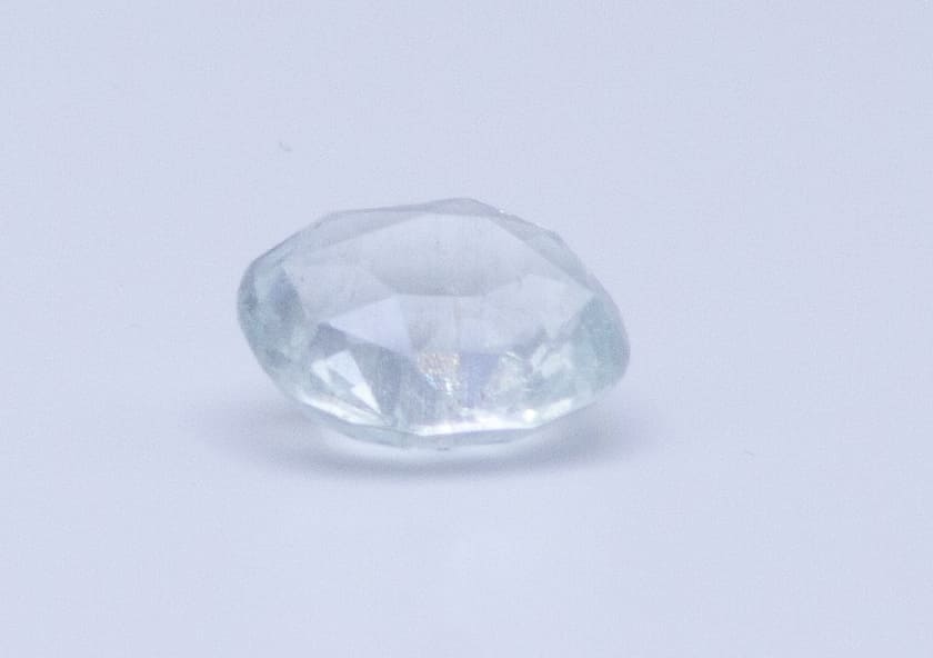 2ct Floral White Quartz VVS Radiant Shape (8.9x7.9x4.7 mm) Unheated gemstone from Sri Lanka