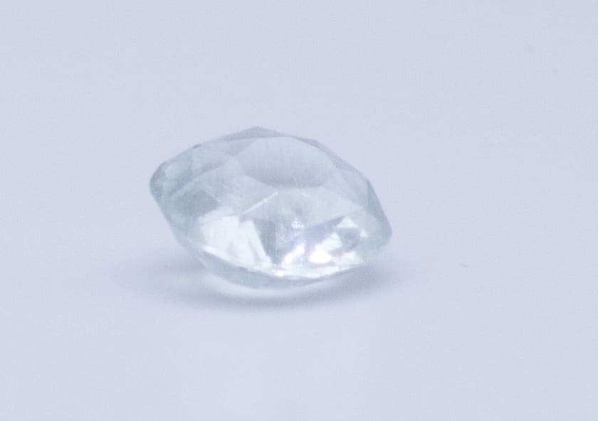 2ct Floral White Quartz VVS Radiant Shape (8.9x7.9x4.7 mm) Unheated gemstone from Sri Lanka