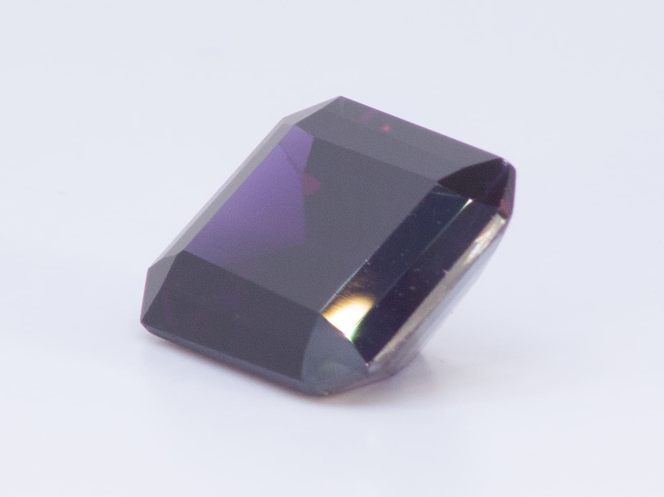 43ct Purple Garnet VVS Emerald Shape (20x15.9x8.7 mm) Unheated gemstone from Sri Lanka