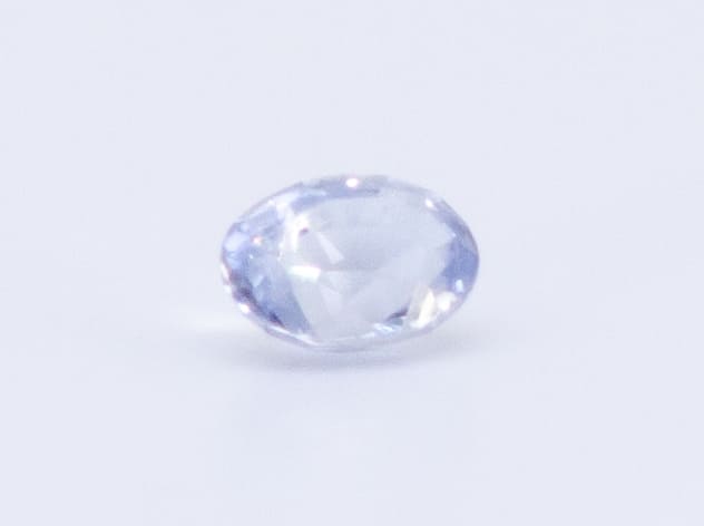 0ct Light Blue Sapphire VVS Oval Shape (6x4.5x3.2 mm) Unheated gemstone from Sri Lanka