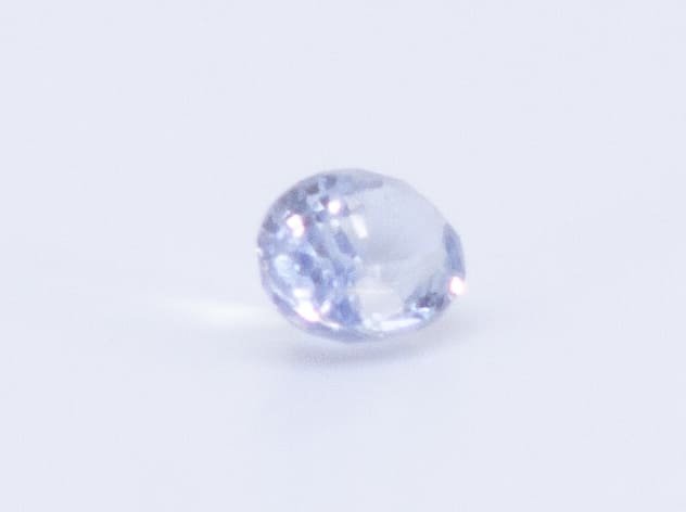 0ct Light Blue Sapphire VVS Oval Shape (6x4.5x3.2 mm) Unheated gemstone from Sri Lanka