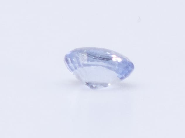 0ct Light Blue Sapphire VVS Oval Shape (6x4.5x3.2 mm) Unheated gemstone from Sri Lanka