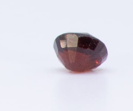 2.5ct Dark Orange Citrine VVS Oval Shape (7.6x7.3x5.3 mm) Unheated gemstone from Sri Lanka