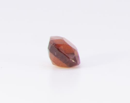 2ct Dark Orange Citrine VVS Asscher Shape (8x6.6x4.7 mm) Unheated gemstone from Sri Lanka