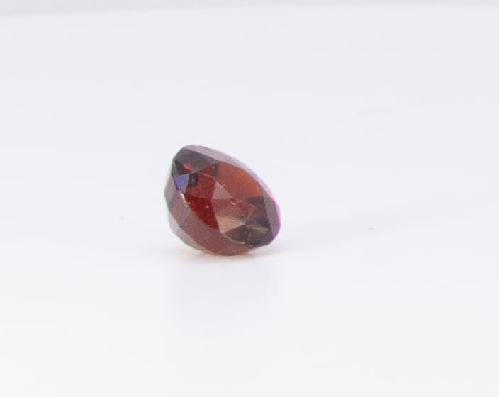 2.5ct Dark Orange Citrine VVS Oval Shape (7.6x7x5.6 mm) Unheated gemstone from Sri Lanka