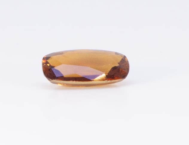 3ct Orange Citrine VVS Emerald Shape (12.1x7.4x4.1 mm) Unheated gemstone from Sri Lanka