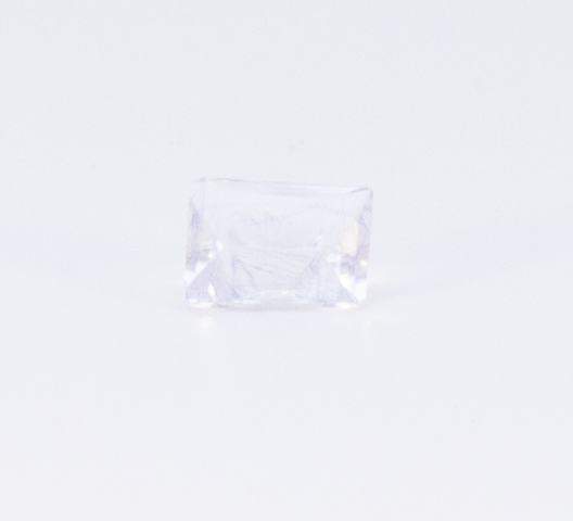 1.1ct White Aquamarine VVS Princess Shape (6.9x5.8x3.8 mm) Unheated gemstone from Sri Lanka