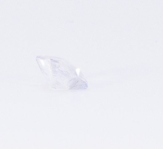 1.1ct White Aquamarine VVS Princess Shape (6.9x5.8x3.8 mm) Unheated gemstone from Sri Lanka