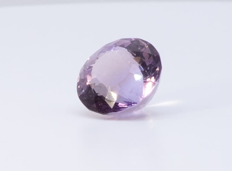 7.4ct Purple Amethyst VVS Round Shape (12.5x0x9.3 mm) Unheated gemstone from Sri Lanka