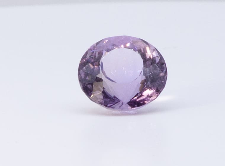 7.4ct Purple Amethyst VVS Round Shape (12.5x0x9.3 mm) Unheated gemstone from Sri Lanka