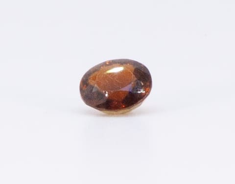 0.8ct Orange Citrine VVS Round Shape (6.2x5.9x3.5 mm) Unheated gemstone from Sri Lanka