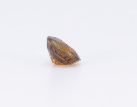 0.8ct Orange Citrine VVS Round Shape (6.2x5.9x3.5 mm) Unheated gemstone from Sri Lanka