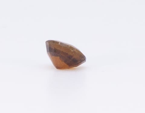 0.8ct Orange Citrine VVS Round Shape (6.2x5.9x3.5 mm) Unheated gemstone from Sri Lanka