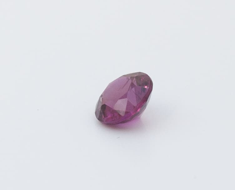 1.4ct Hot Pink Tourmaline VVS Round Shape (6.5x4.1x0 mm) Unheated gemstone from Sri Lanka