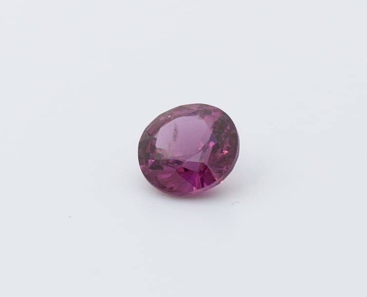 1.4ct Hot Pink Tourmaline VVS Round Shape (6.5x4.1x0 mm) Unheated gemstone from Sri Lanka