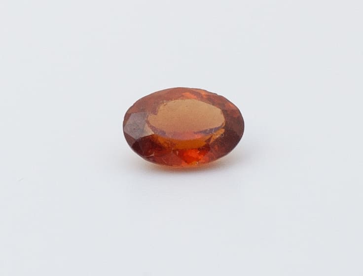 1.3ct Orange Citrine VVS Oval Shape (7.8x5.7x3.8 mm) Unheated gemstone from Sri Lanka