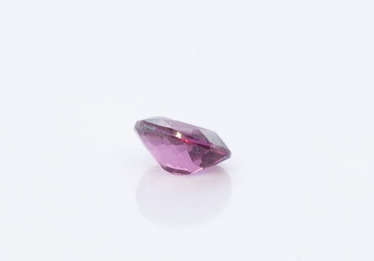 0.9ct Hot Pink Tourmaline VVS Asscher Shape (6.6x5x3.3 mm) Unheated gemstone from Sri Lanka