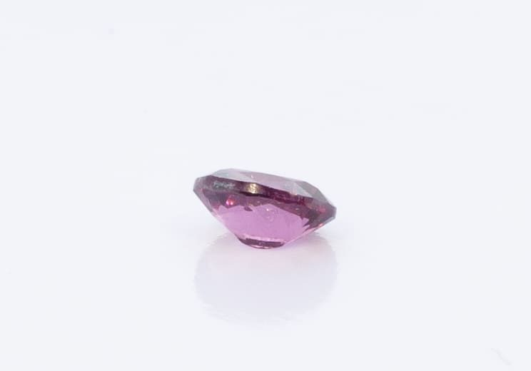 0.9ct Hot Pink Tourmaline VVS Asscher Shape (6.6x5x3.3 mm) Unheated gemstone from Sri Lanka