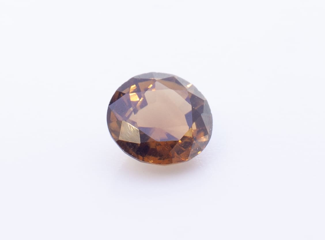 1.1ct Dark Orange Spinel VVS Oval Shape (6.6x3.6x0 mm) Unheated gemstone from Sri Lanka