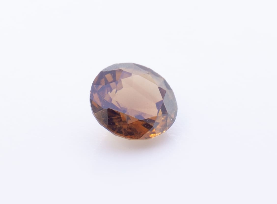 1.1ct Dark Orange Spinel VVS Oval Shape (6.6x3.6x0 mm) Unheated gemstone from Sri Lanka