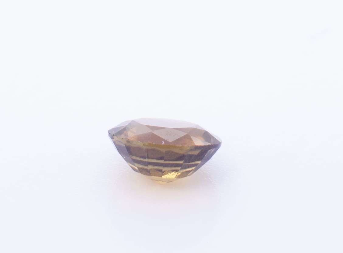 1.1ct Dark Orange Spinel VVS Oval Shape (6.6x3.6x0 mm) Unheated gemstone from Sri Lanka