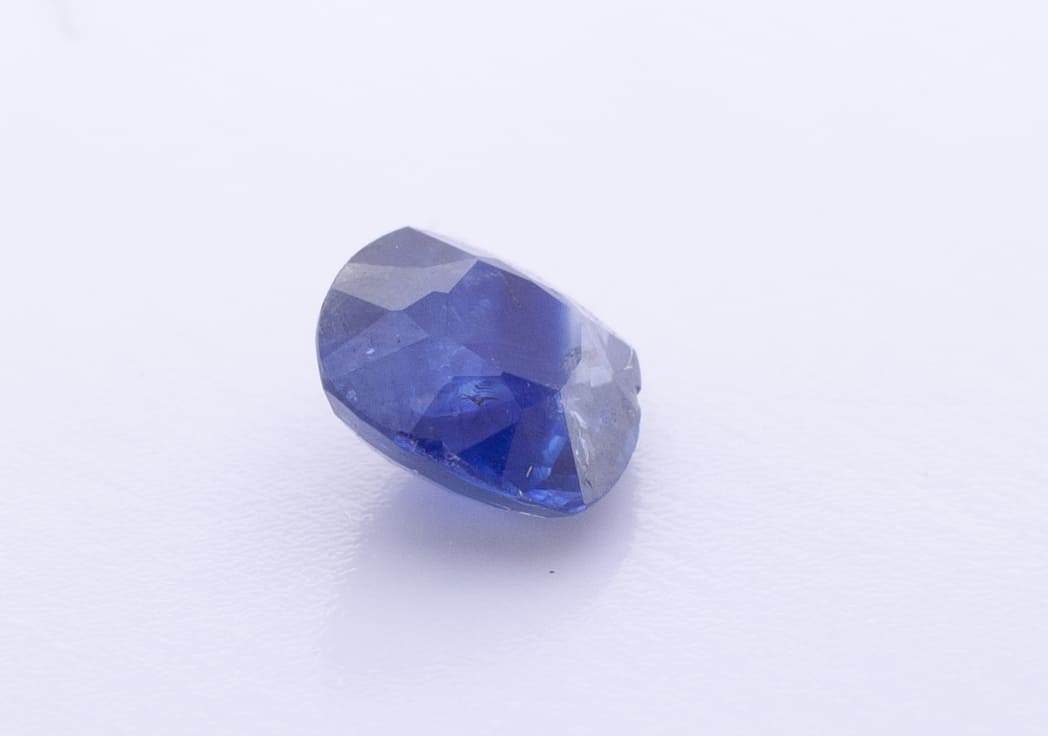 1.1ct Blue Sapphire SI1 Asscher Shape (6x5.7x3.4 mm) Unheated gemstone from Sri Lanka