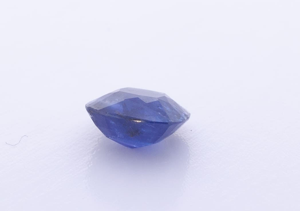 1.1ct Blue Sapphire SI1 Asscher Shape (6x5.7x3.4 mm) Unheated gemstone from Sri Lanka