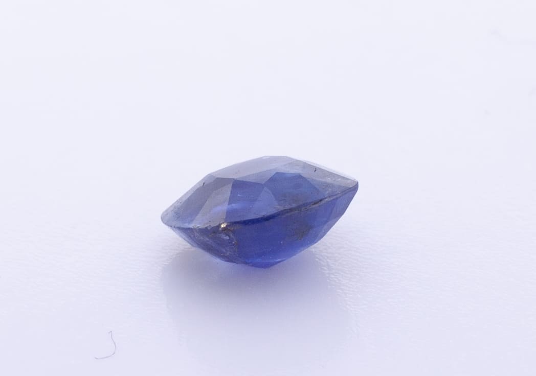 1.1ct Blue Sapphire SI1 Asscher Shape (6x5.7x3.4 mm) Unheated gemstone from Sri Lanka