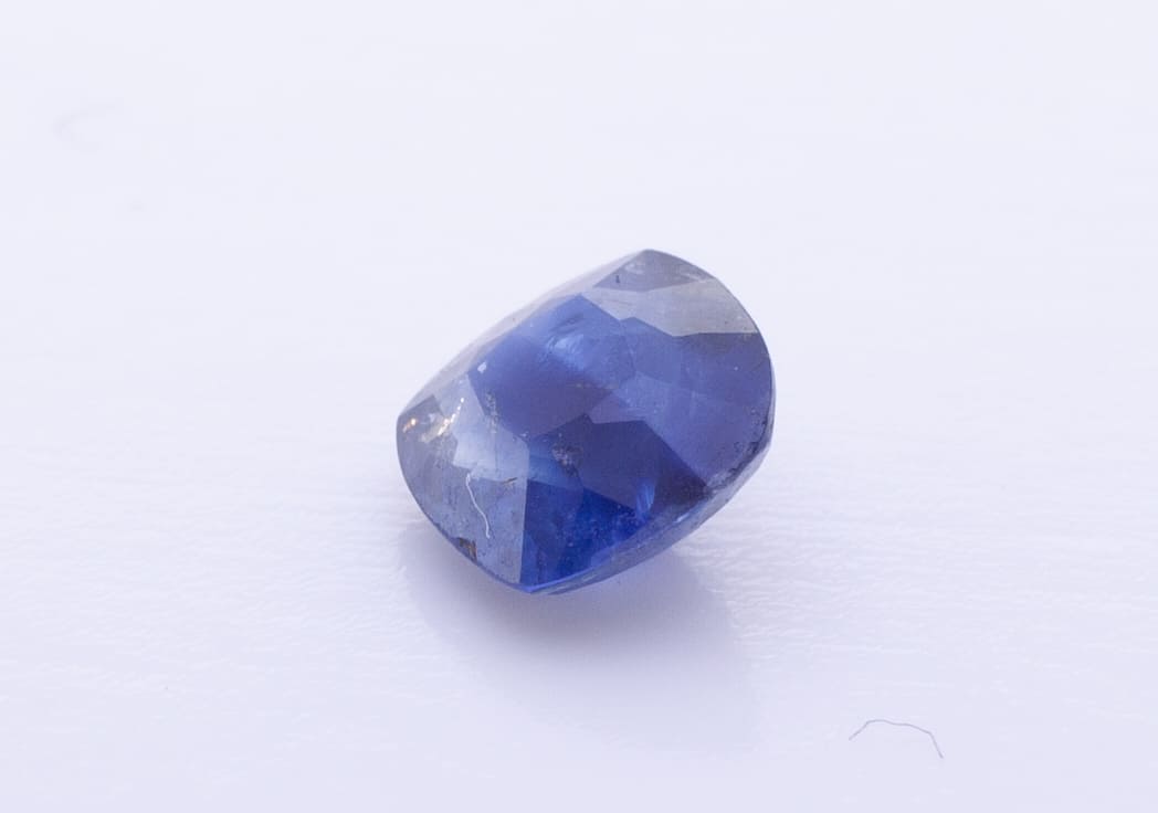 1.1ct Blue Sapphire SI1 Asscher Shape (6x5.7x3.4 mm) Unheated gemstone from Sri Lanka