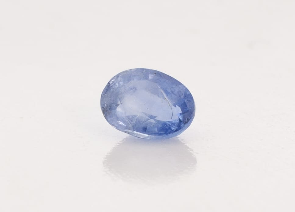 0.6ct Blue Sapphire VVS Oval Shape (5.8x4x2.5 mm) Unheated gemstone from Sri Lanka