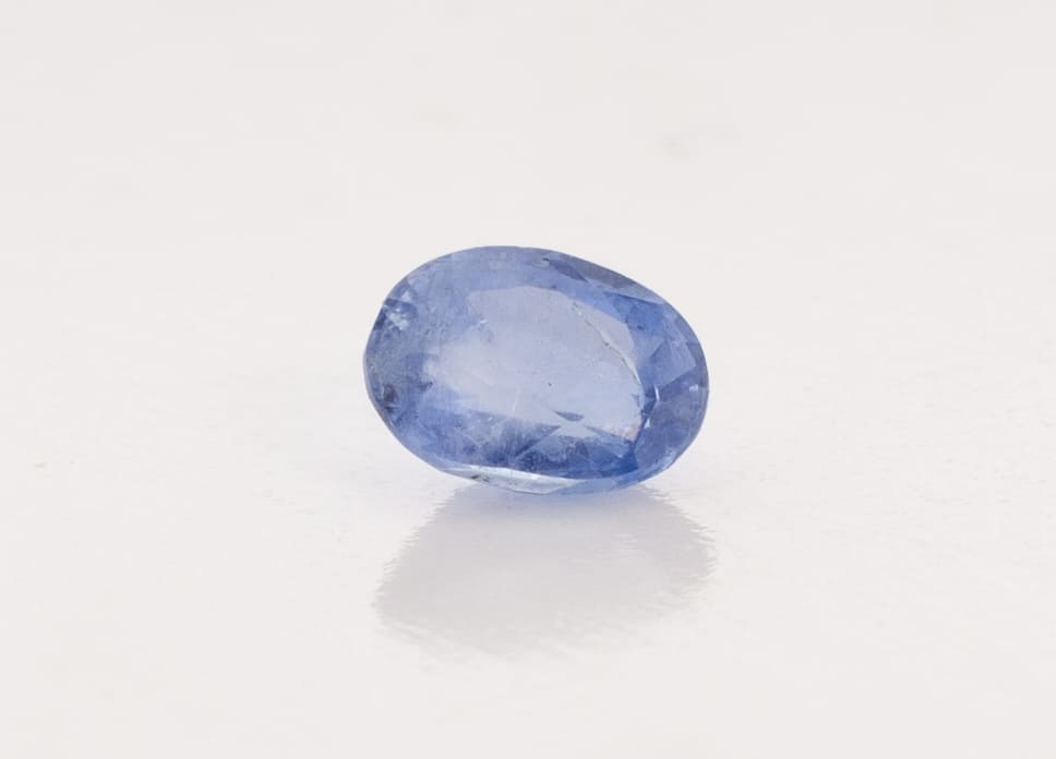 0.6ct Blue Sapphire VVS Oval Shape (5.8x4x2.5 mm) Unheated gemstone from Sri Lanka