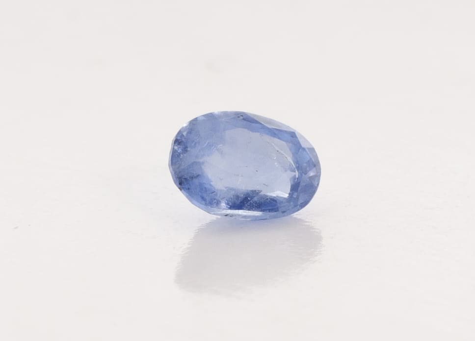 0.6ct Blue Sapphire VVS Oval Shape (5.8x4x2.5 mm) Unheated gemstone from Sri Lanka