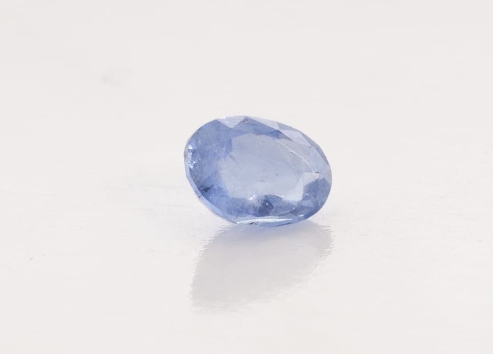 0.6ct Blue Sapphire VVS Oval Shape (5.8x4x2.5 mm) Unheated gemstone from Sri Lanka