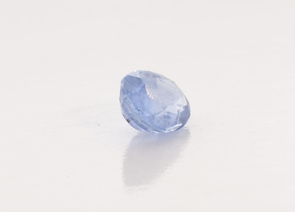 0.6ct Blue Sapphire VVS Oval Shape (5.8x4x2.5 mm) Unheated gemstone from Sri Lanka