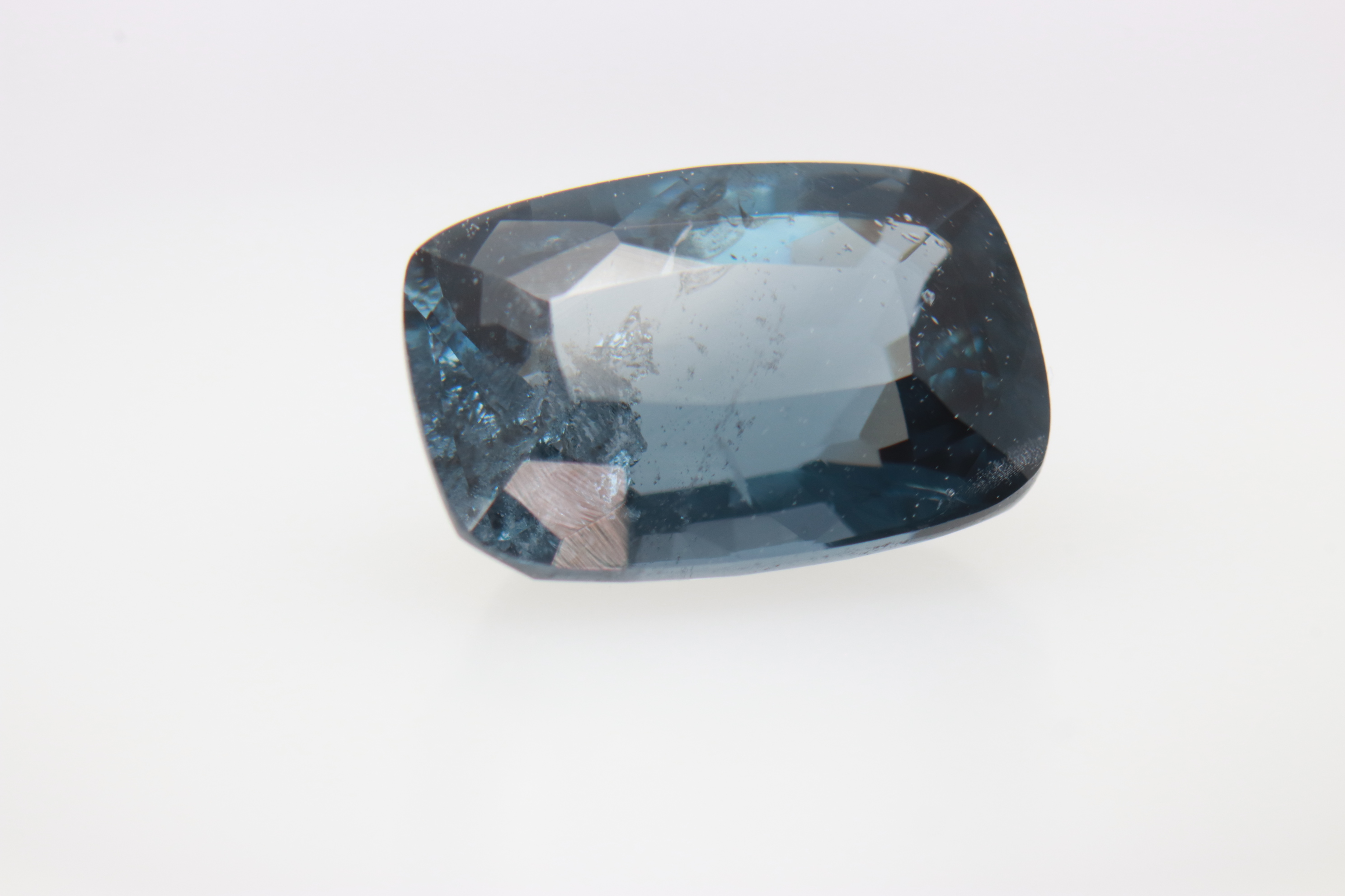 3ct Blue Spinel Cloud Asscher Shape (10x6.9x4.9 mm) Unheated gemstone from Sri Lanka