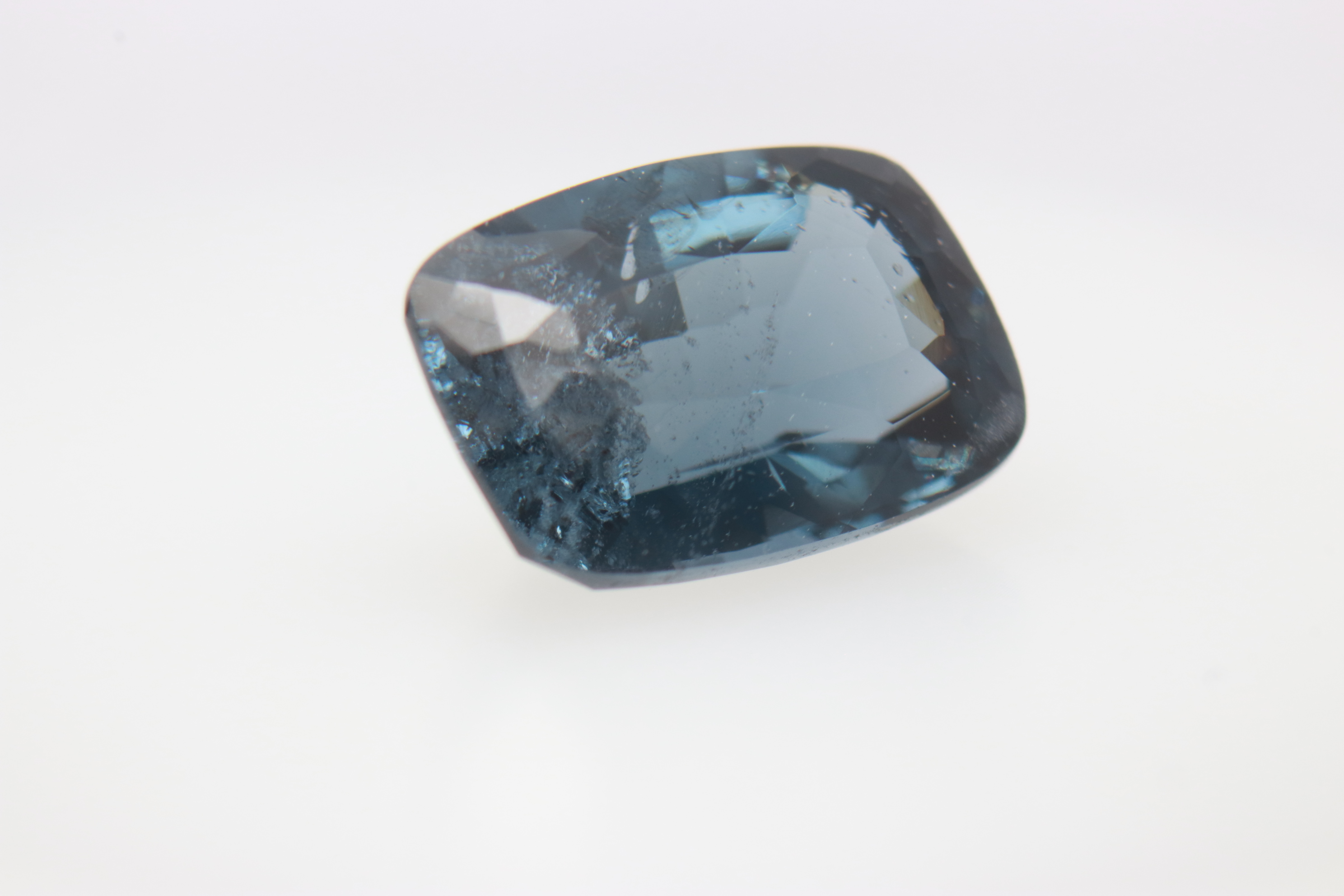 3ct Blue Spinel Cloud Asscher Shape (10x6.9x4.9 mm) Unheated gemstone from Sri Lanka