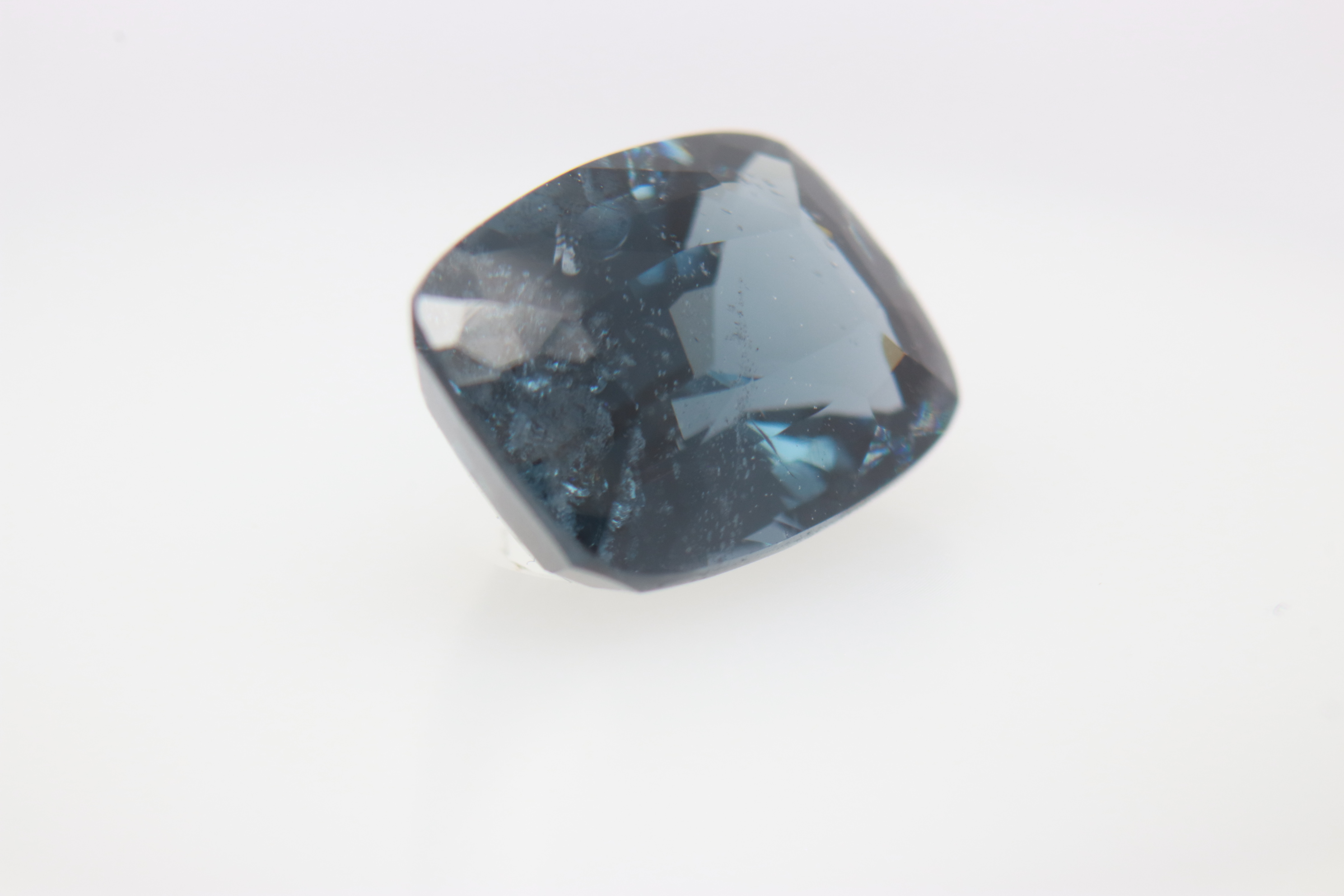 3ct Blue Spinel Cloud Asscher Shape (10x6.9x4.9 mm) Unheated gemstone from Sri Lanka