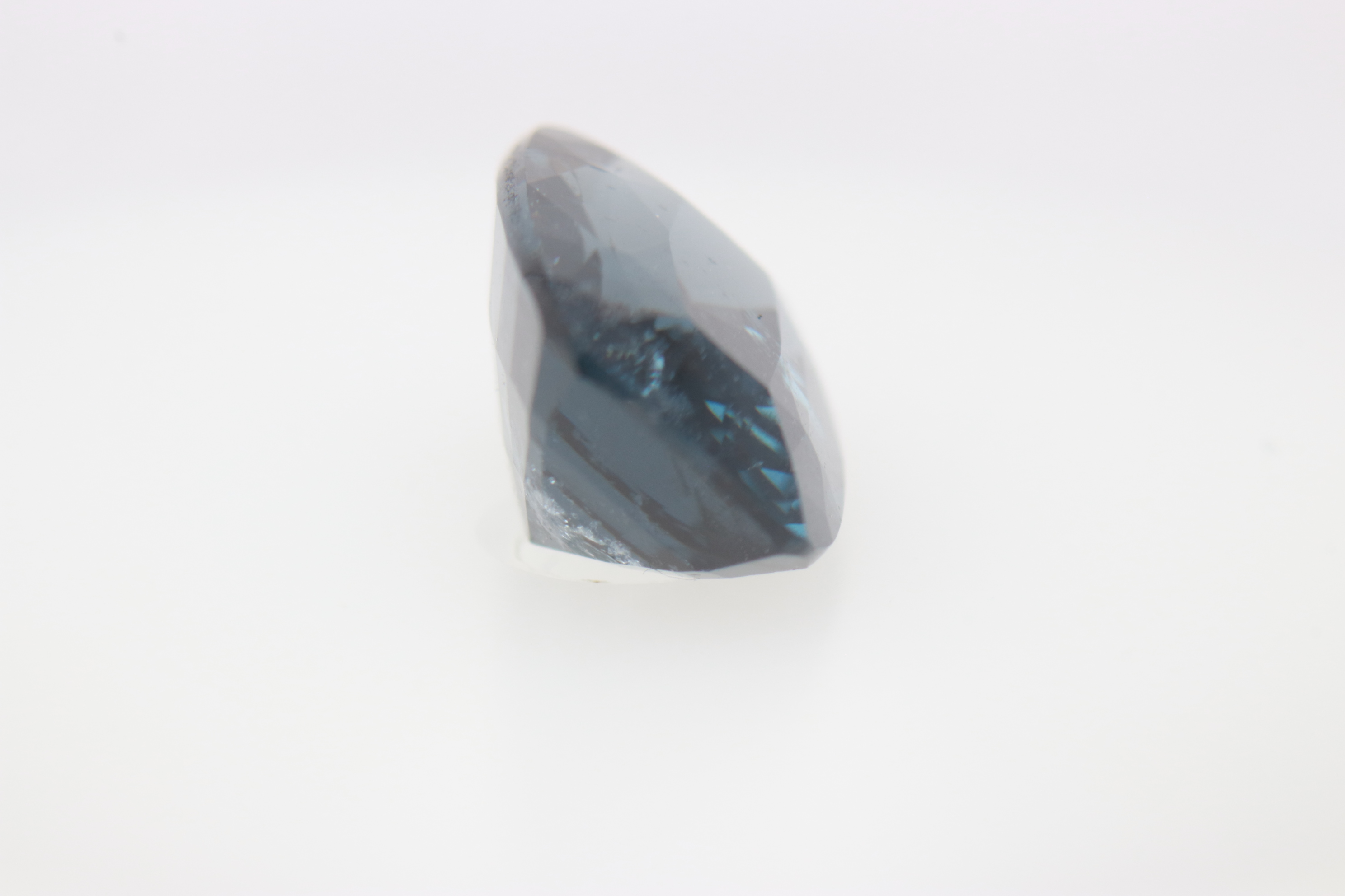 3ct Blue Spinel Cloud Asscher Shape (10x6.9x4.9 mm) Unheated gemstone from Sri Lanka