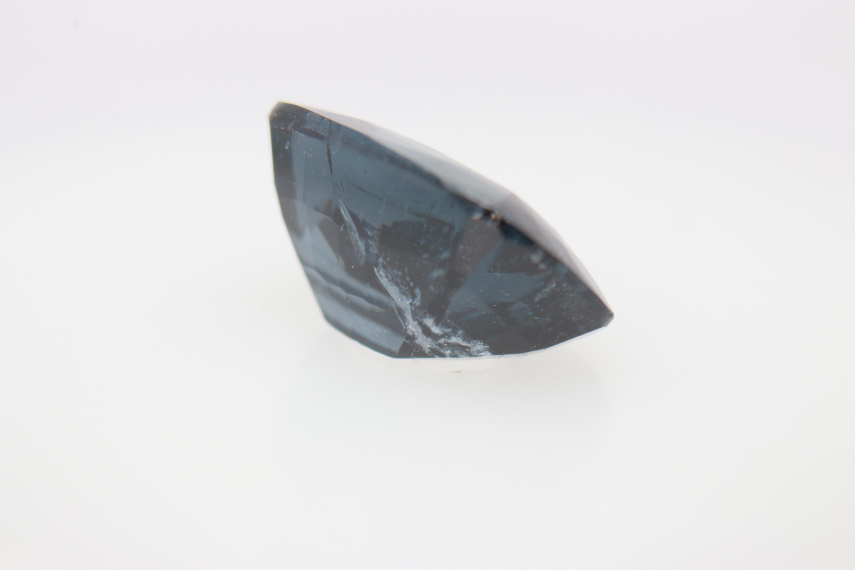 3ct Blue Spinel Cloud Asscher Shape (10x6.9x4.9 mm) Unheated gemstone from Sri Lanka