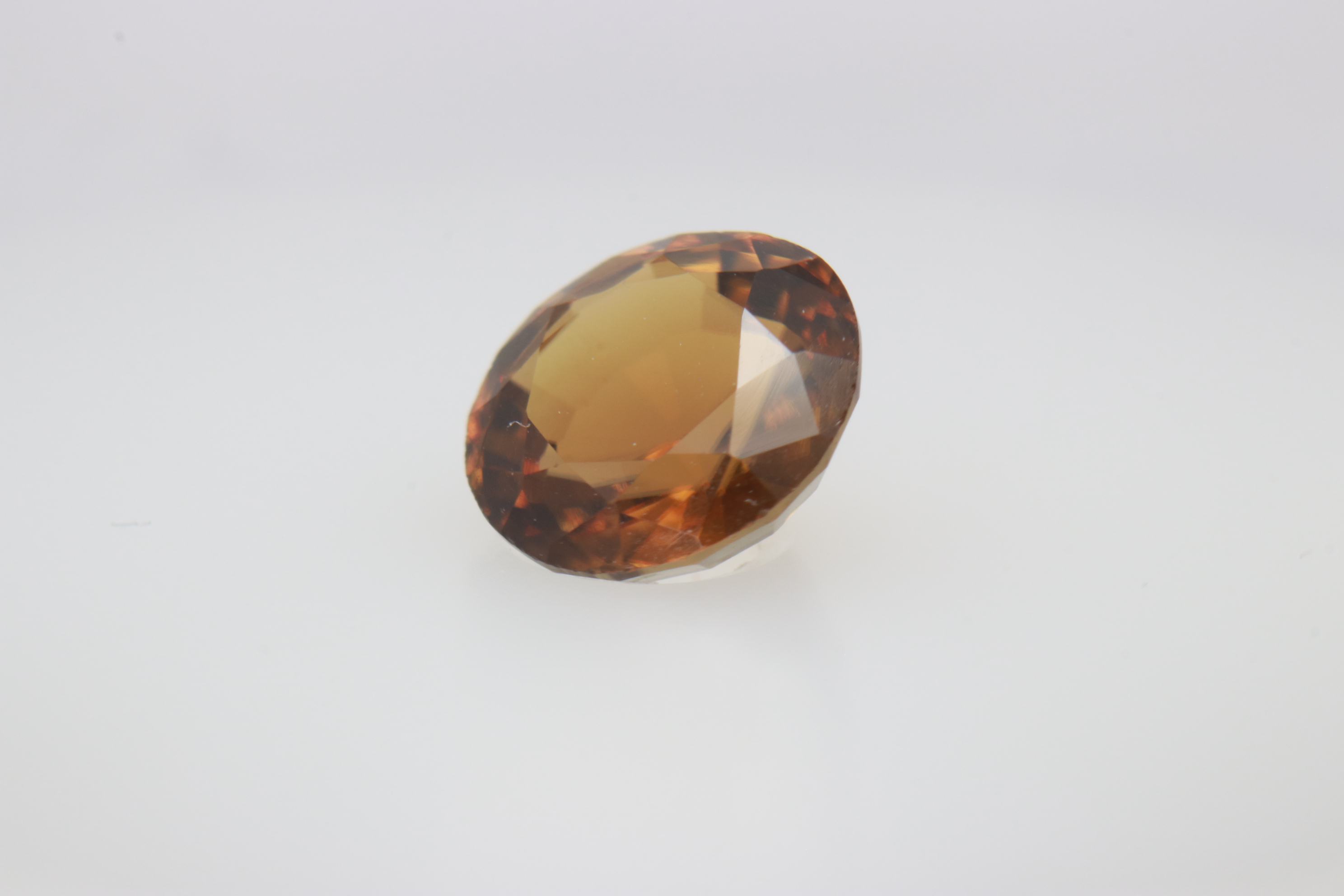 1.1ct Dark Orange Spinel VVS Oval Shape (6.6x3.6x0 mm) Unheated gemstone from Sri Lanka