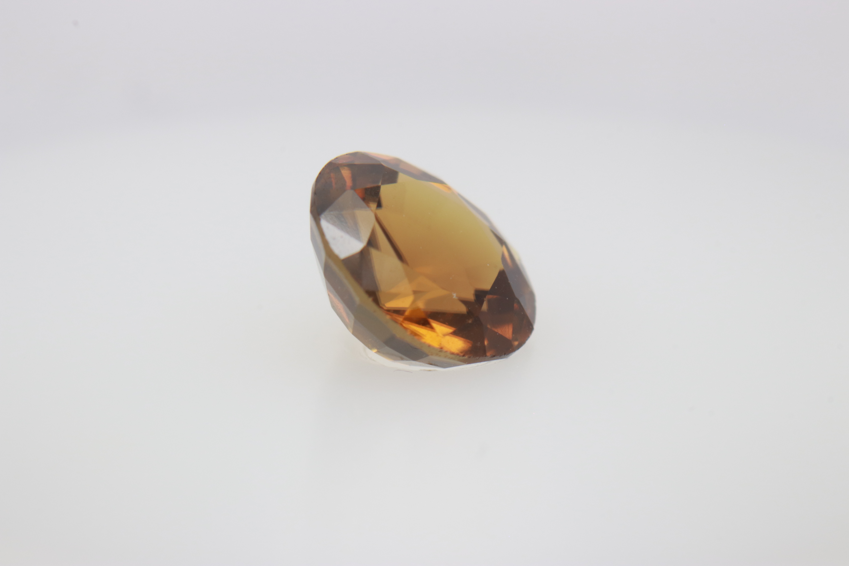 1.1ct Dark Orange Spinel VVS Oval Shape (6.6x3.6x0 mm) Unheated gemstone from Sri Lanka