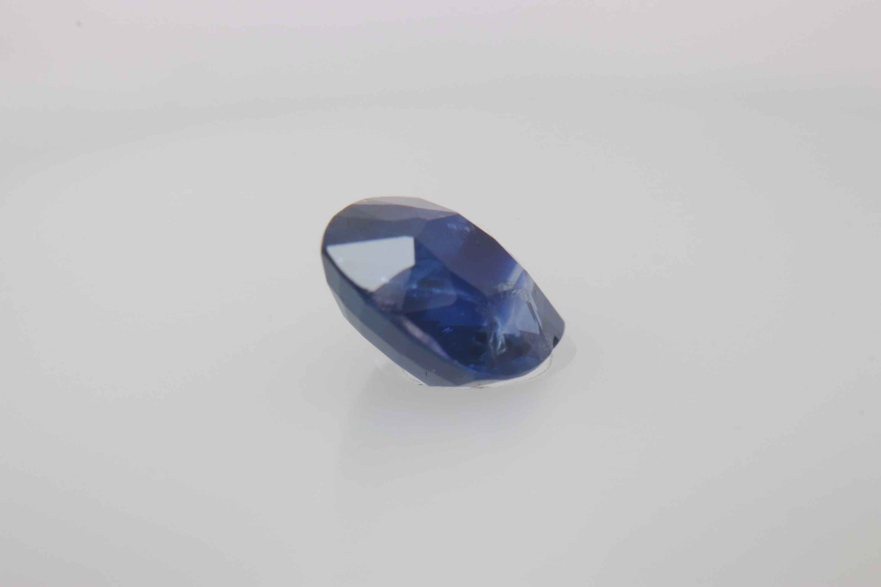 1.1ct Blue Sapphire SI1 Antique Cushion Shape (6x5.7x3.4 mm) Heated gemstone from Sri Lanka
