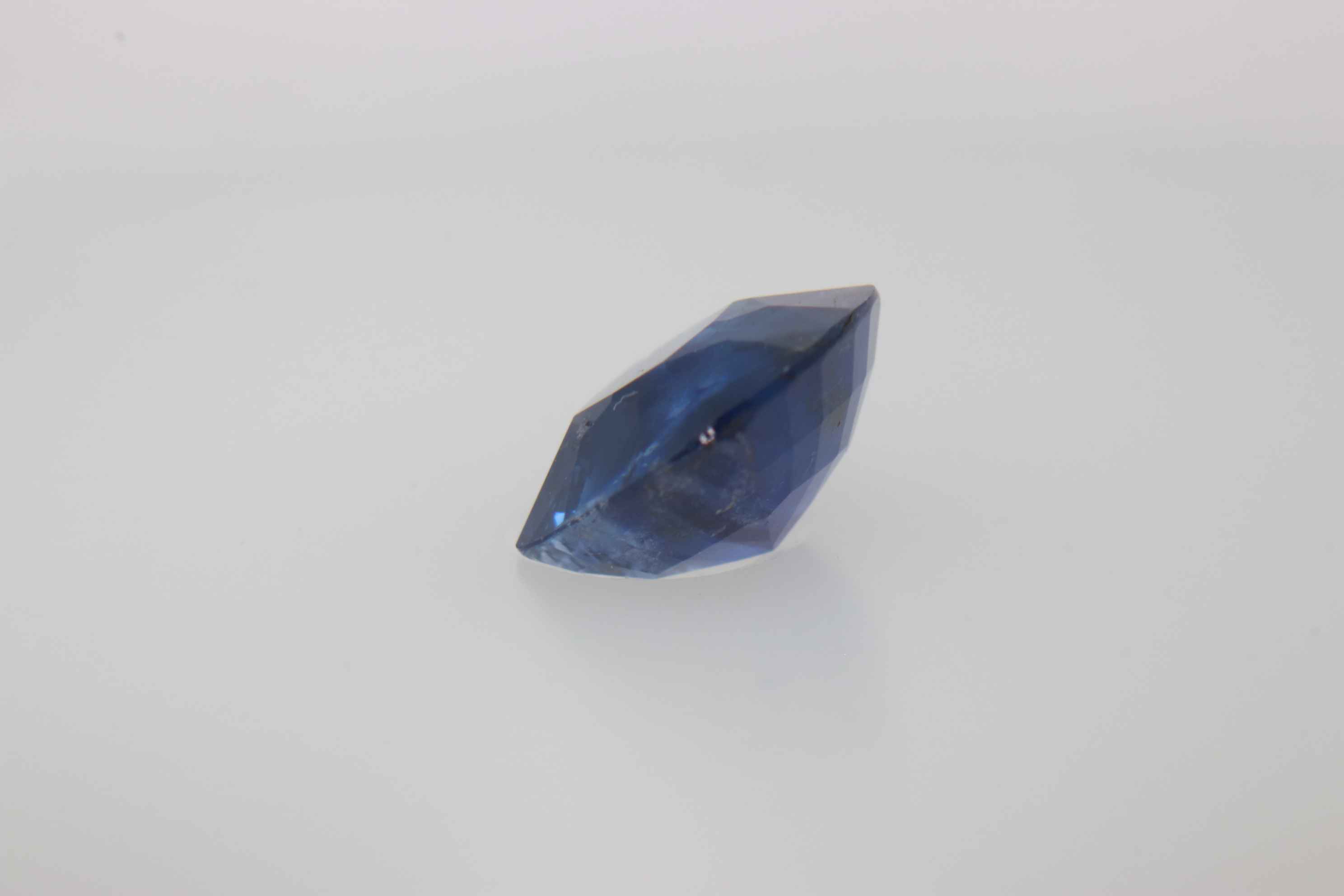 1.1ct Blue Sapphire SI1 Antique Cushion Shape (6x5.7x3.4 mm) Heated gemstone from Sri Lanka