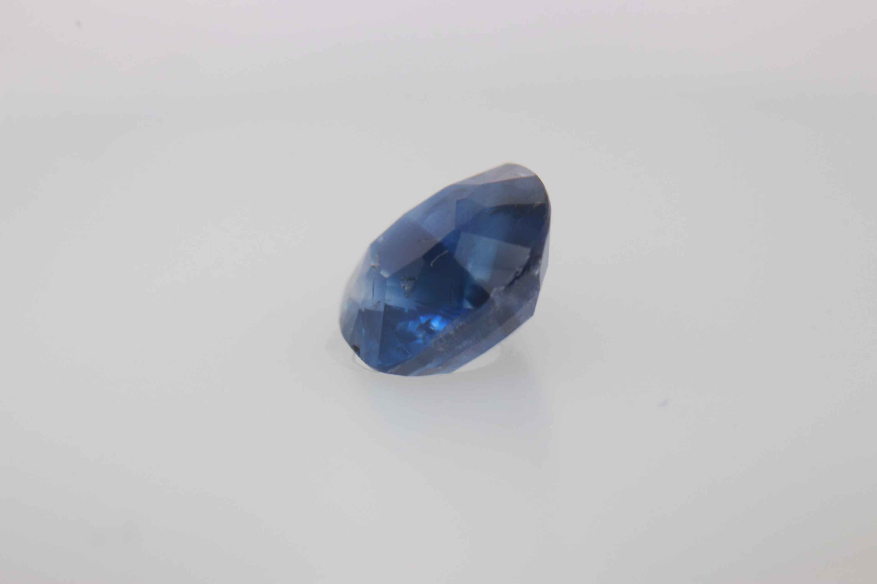 1.1ct Blue Sapphire SI1 Antique Cushion Shape (6x5.7x3.4 mm) Heated gemstone from Sri Lanka